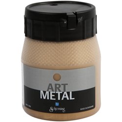 Hobbymaling Metallic, mellem guld(5104), 250 ml/ 1 fl.