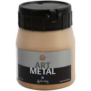 Hobbymaling Metallic, mellem guld(5104), 250 ml/ 1 fl.