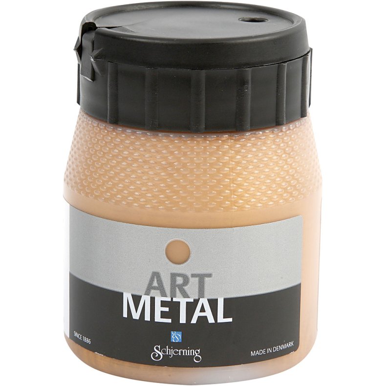 Hobbymaling Metallic, m&oslash;rk guld(5106), 250ml/ 1 fl.