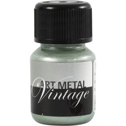 Hobbymaling Metallic, perlegr&oslash;n(5097), 30 ml/ 1 fl.