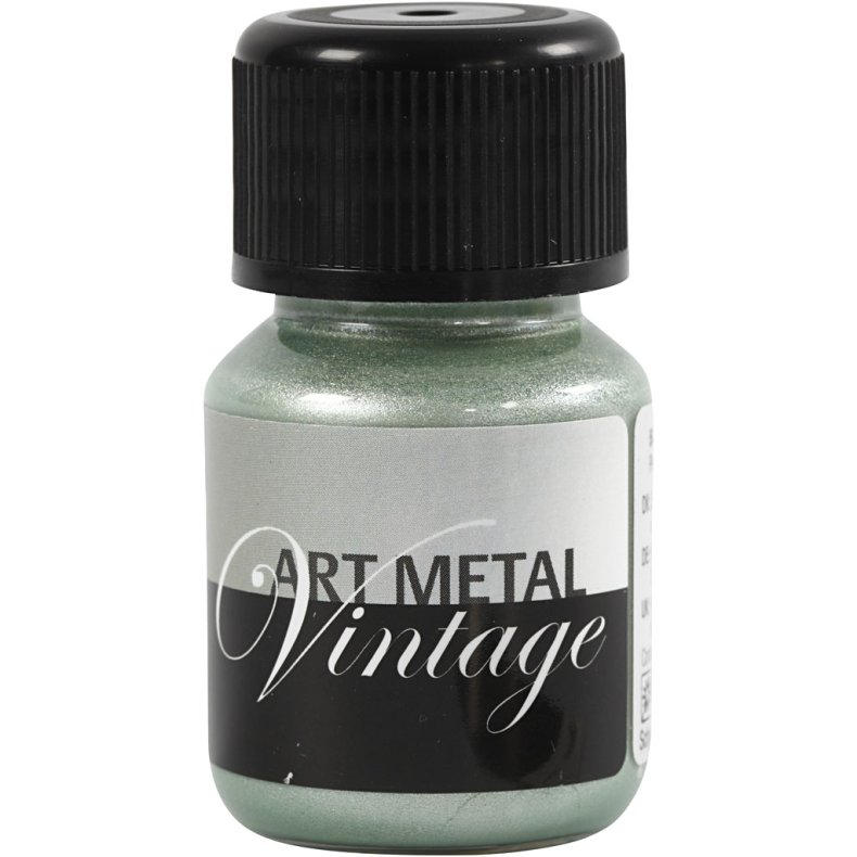Hobbymaling Metallic, perlegr&oslash;n(5097), 30 ml/ 1 fl.