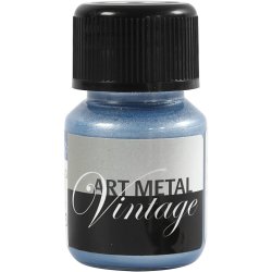 Hobbymaling Metallic, perlebl&aring;(5031), 30 ml/ 1 fl.