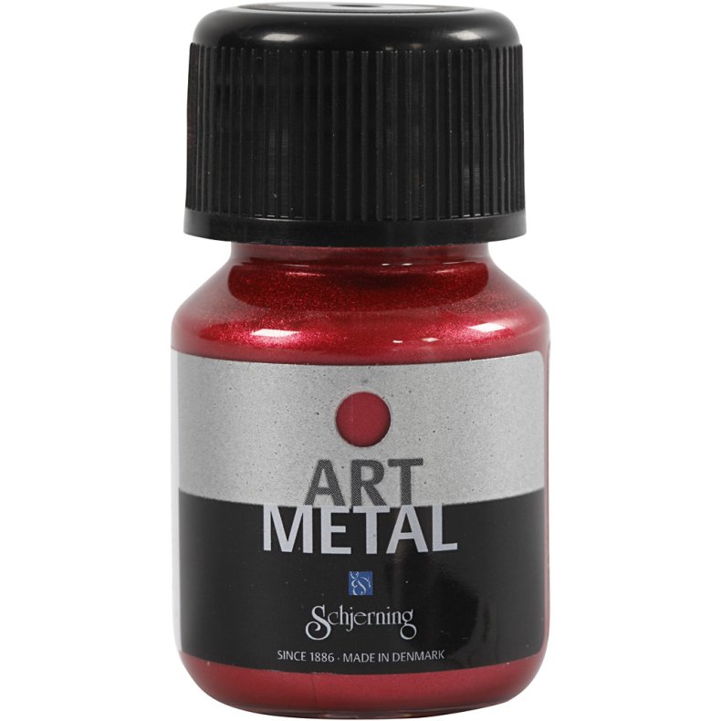 Hobbymaling Metallic, lavar&oslash;d(5112), 30ml/ 1 fl.