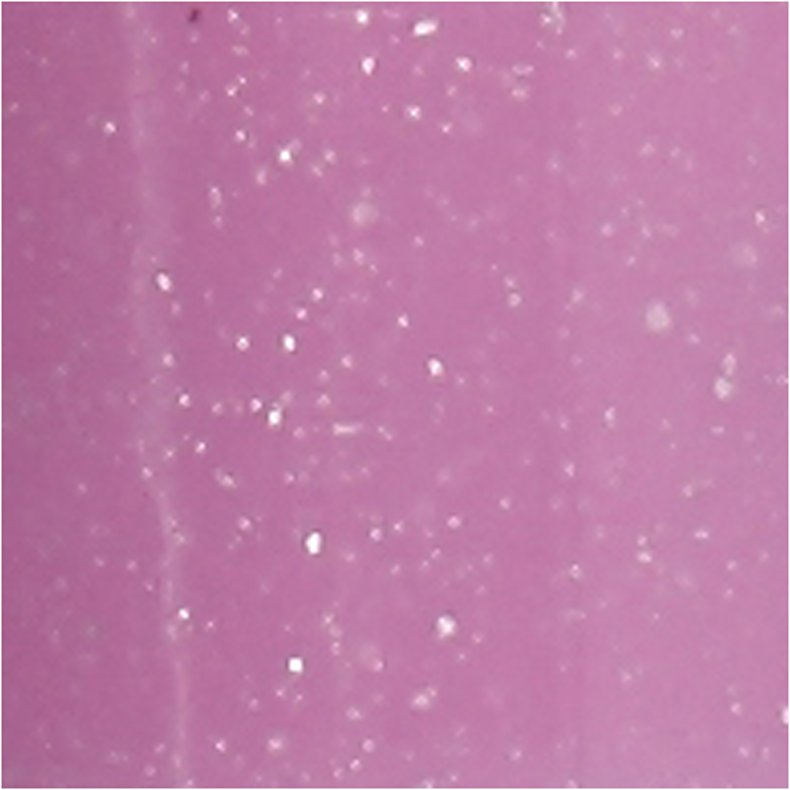 Glas- og Porcel&aelig;nstusch, glitter, streg 2-4 mm, halvd&aelig;kkende, pink, 1 stk.