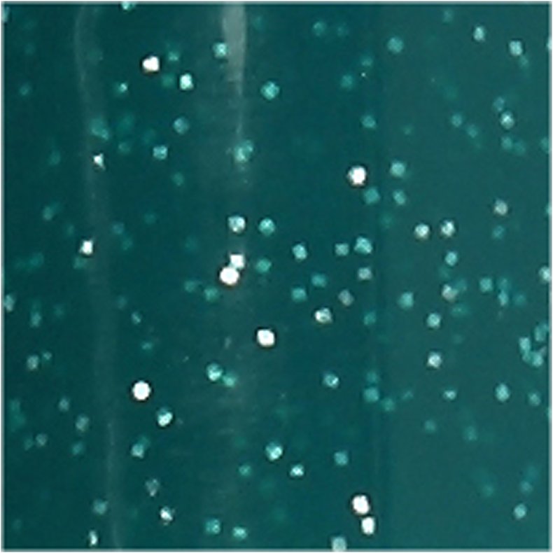 Glas- og Porcel&aelig;nstusch, glitter, streg 2-4 mm, halvd&aelig;kkende, m&oslash;rk gr&oslash;n, 1 stk.