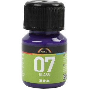 A-Color Glass, rødviolet, 30 ml/ 1 fl.