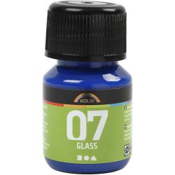 A-Color Glass, brilliant bl&aring;, 30 ml/ 1 fl.