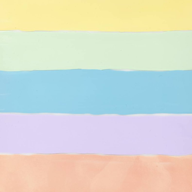 Glas- og Porcel&aelig;nsmaling, halvblank, d&aelig;kkende, pastelfarver, 5x30 ml/ 1 pk.