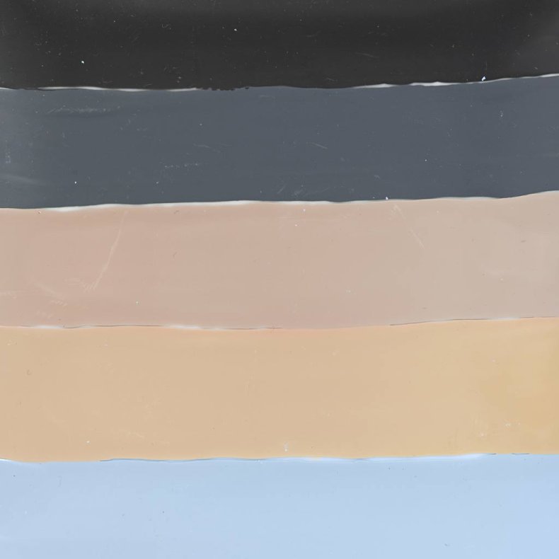 Glas- og Porcel&aelig;nsmaling, halvblank, d&aelig;kkende, Naturfarver, 5x30 ml/ 1 pk.