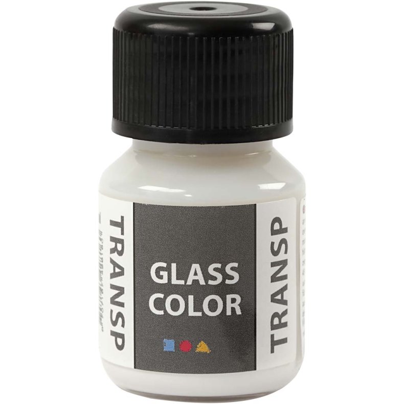 Glass Color Transparent, hvid, 30ml/ 1 fl.