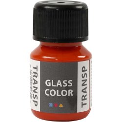 Glass Color Transparent, orange, 30 ml/ 1 fl.