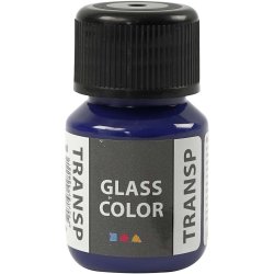 Glass Color Transparent, brilliant bl&aring;, 30 ml/ 1 fl.