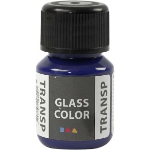 Glass Color Transparent, brilliant blå, 30 ml/ 1 fl.