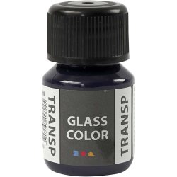 Glass Color Transparent, marinebl&aring;, 30 ml/ 1 fl.
