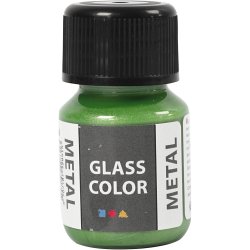 Glass Color Metal, gr&oslash;n, 30 ml/ 1 fl.