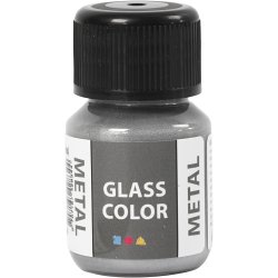 Glass Color Metal, s&oslash;lv, 30 ml/ 1 fl.