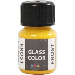 Glass Color Frost, gul, 30 ml/ 1 fl.