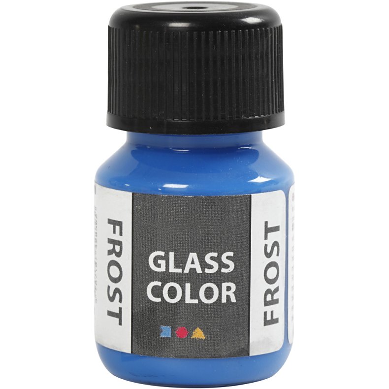 Glass Color Frost, bl&aring;, 30ml/ 1 fl.