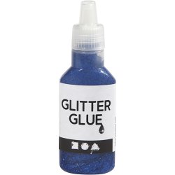 Glimmerlim, m&oslash;rk bl&aring;, 25 ml/ 1 fl.