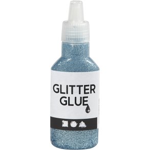 Glimmerlim, lyseblå, 25 ml/ 1 fl.