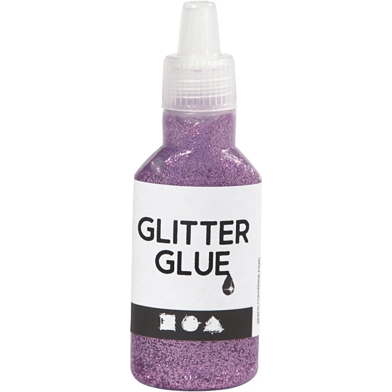 Glitterlim, lilla