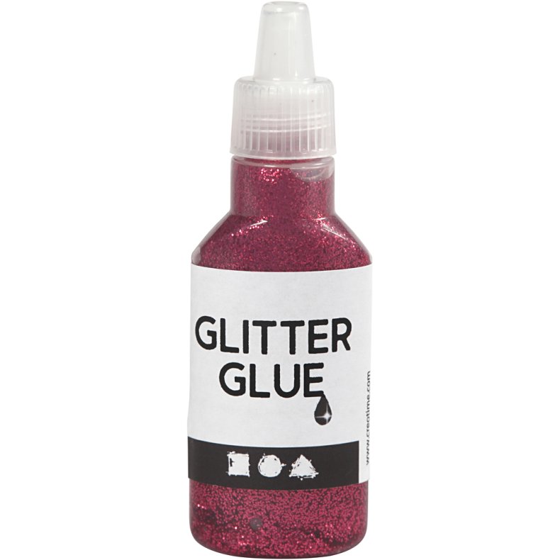 Glitterlim, pink