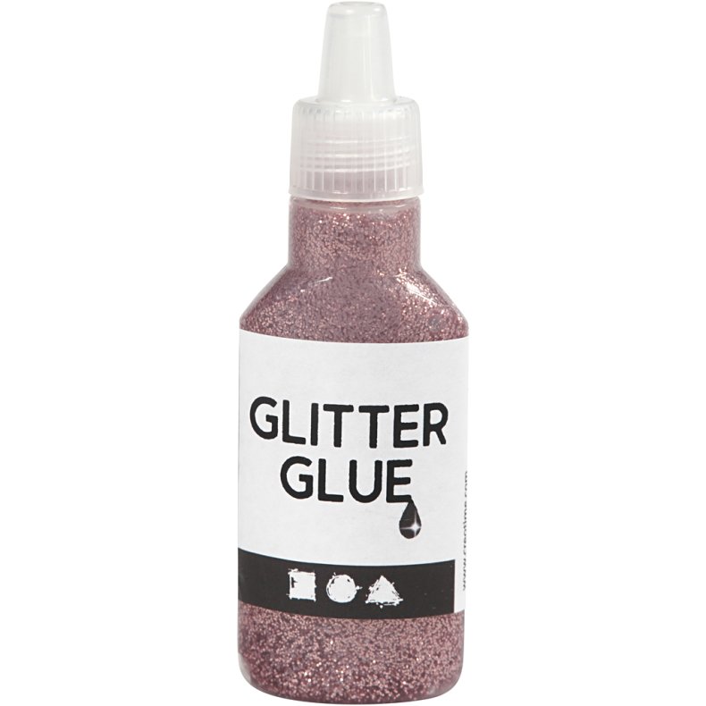 Glitterlim, rosa