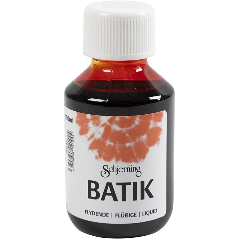 Batikfarve, orange, 100ml/ 1 fl.