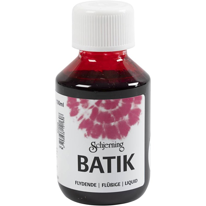 Batikfarve, pink, 100ml/ 1 fl.