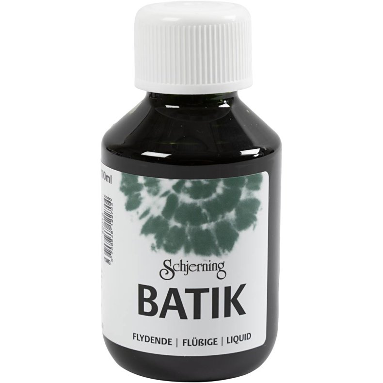 Batikfarve, gr&oslash;n, 100ml/ 1 fl.