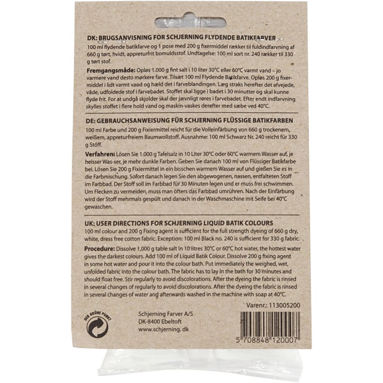 Fikseringssalt, 200 g/ 1 ps.