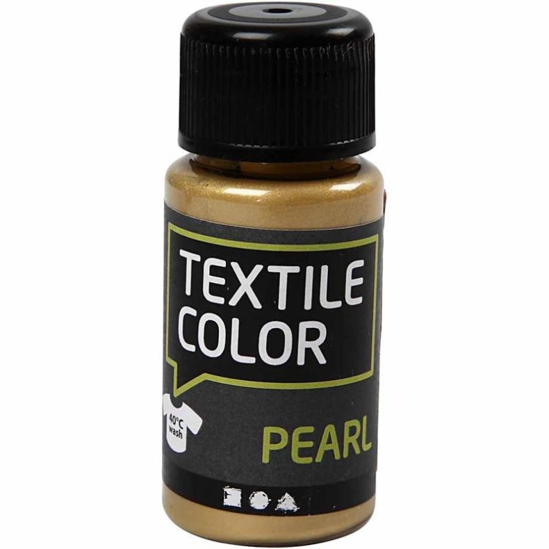 Textile Color, perlemor, guld, 50ml/ 1 fl.