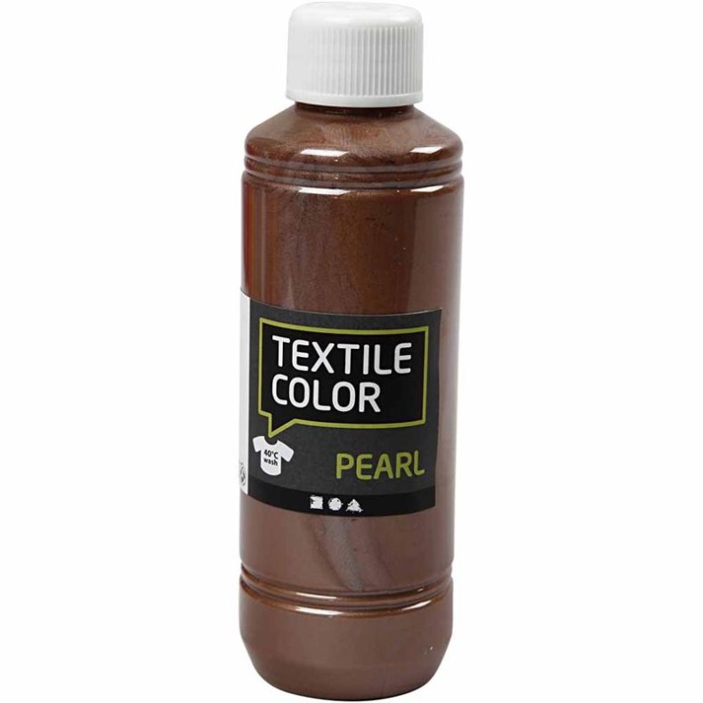 Textile Color, perlemor, brun, 250ml/ 1 fl.