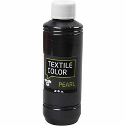 Textile Color, perlemor, gr&aring;, 250 ml/ 1 fl.