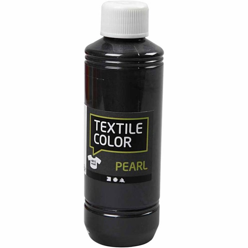 Textile Color, perlemor, gr&aring;, 250ml/ 1 fl.