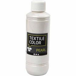 Tekstil Effektmaling, perlemor, base, 250 ml/ 1 fl.