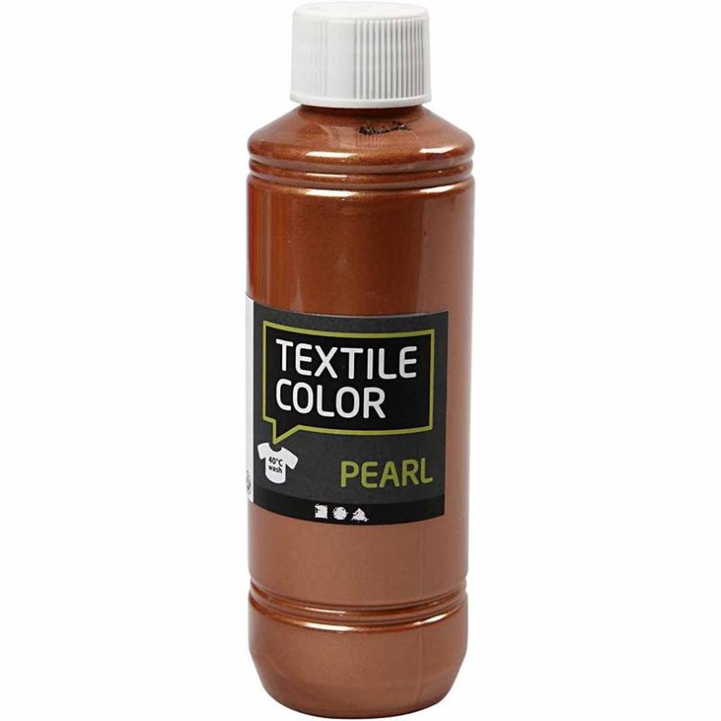 Textile Color, perlemor, kobber, 250ml/ 1 fl.