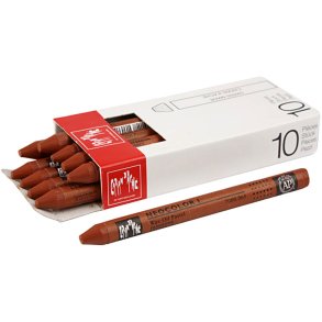CARAN D’ACHE Neocolor I, L: 10 cm, tykkelse 8,5 mm, russet (065), 10 stk./ 1 pk.