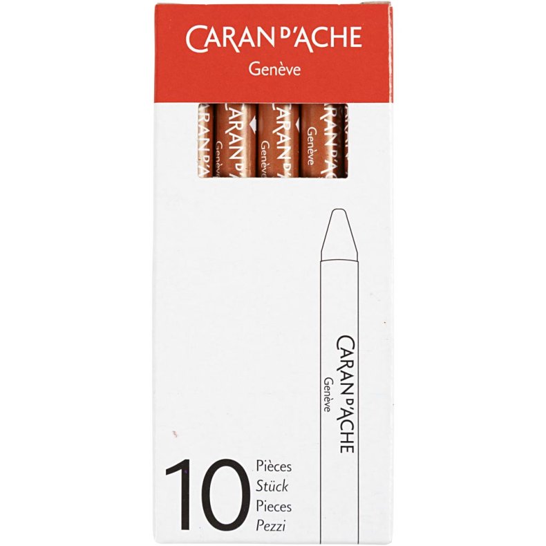 CARAN D&rsquo;ACHE Neocolor I, L: 10 cm, tykkelse 8,5 mm, russet (065), 10 stk./ 1 pk.