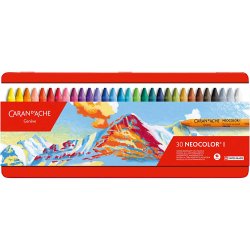 CARAN D&rsquo;ACHE Neocolor I, L: 10 cm, tykkelse 8,5 mm, ass. farver, 30 stk./ 1 pk.