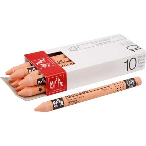 CARAN D’ACHE Neocolor I, L: 10 cm, tykkelse 8,5 mm, salmon (051), 10 stk./ 1 pk.