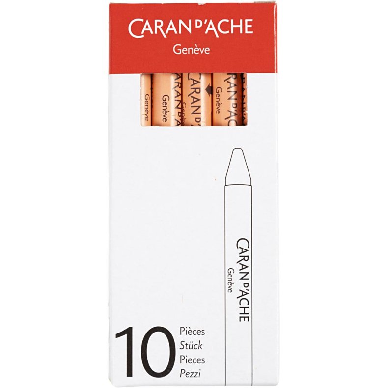 CARAN D&rsquo;ACHE Neocolor I, L: 10 cm, tykkelse 8,5 mm, salmon (051), 10 stk./ 1 pk.