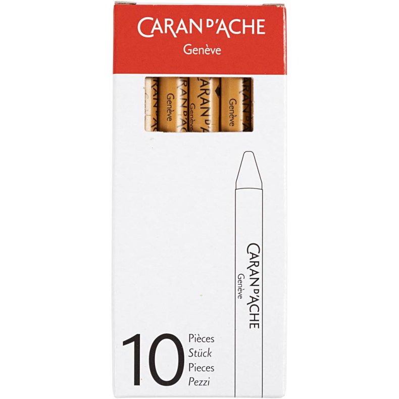 CARAN D&rsquo;ACHE Neocolor I, L: 10 cm, tykkelse 8,5 mm, ochre (035), 10 stk./ 1 pk.