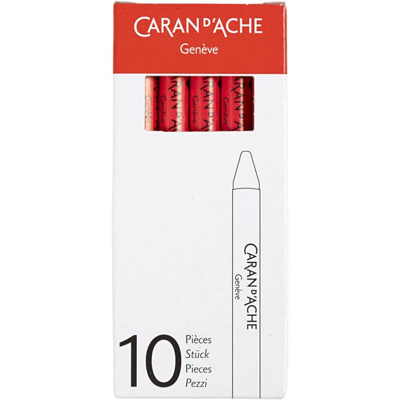 CARAN D&rsquo;ACHE Neocolor I, L: 10 cm, tykkelse 8,5 mm, scarlet (070), 10 stk./ 1 pk.