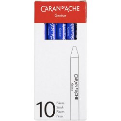 CARAN D&rsquo;ACHE Neocolor I, L: 10 cm, tykkelse 8,5 mm, ultramarine (140), 10 stk./ 1 pk.