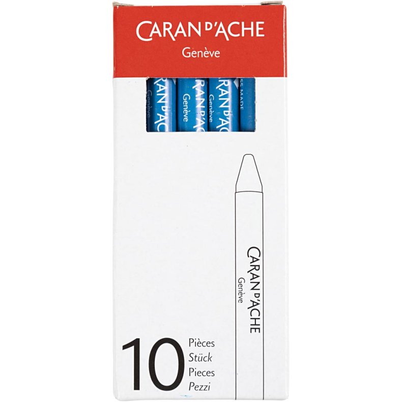 CARAN D&rsquo;ACHE Neocolor I, L: 10 cm, tykkelse 8,5 mm, cobalt blue (160), 10 stk./ 1 pk.