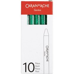 CARAN D&rsquo;ACHE Neocolor I, L: 10 cm, tykkelse 8,5 mm, emerald green (210), 10 stk./ 1 pk.