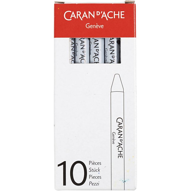 CARAN D&rsquo;ACHE Neocolor I, L: 10 cm, tykkelse 8,5 mm, light grey (003), 10 stk./ 1 pk.