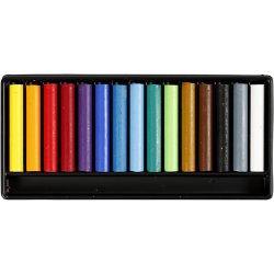 CARAN D&rsquo;ACHE Neocolor II, Junior, L: 5 cm, tykkelse 8,5 mm, ass. farver, 15 stk./ 1 pk.