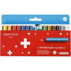 CARAN D&rsquo;ACHE Neocolor II, Junior, L: 5 cm, tykkelse 8,5 mm, ass. farver, 15 stk./ 1 pk.